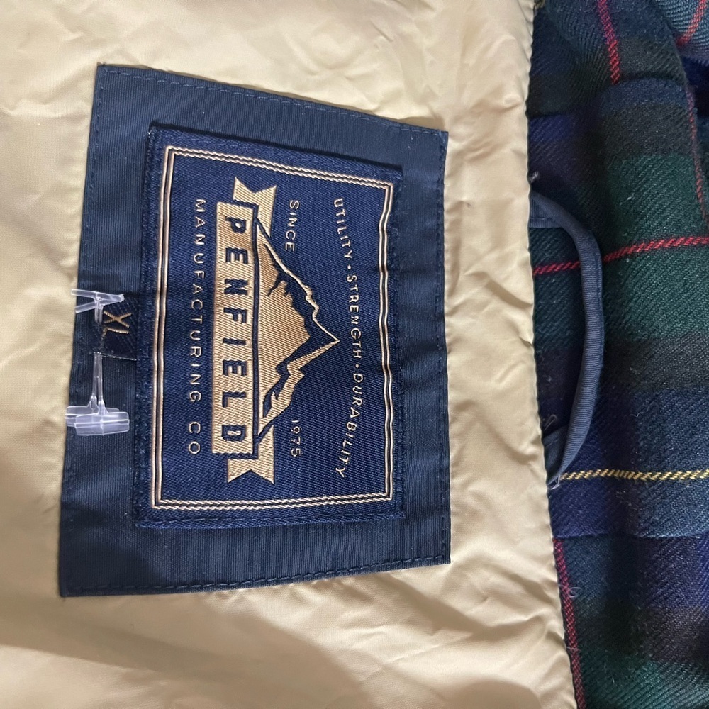 Penfield Toggle Duffle Down Puffer Jacket Navy XL - Picture 15 of 16